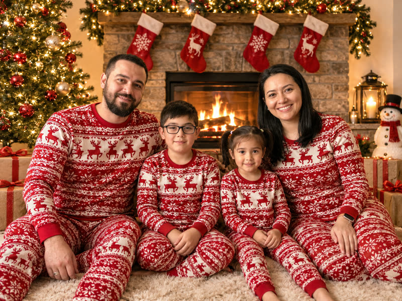 Matching pajamas